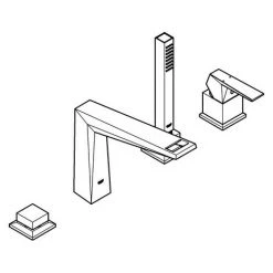 Grohe 4-Loch-Einhand-Wannenkombination BRILLIANT ALLURE Chrom 19787001 -GROHE SHOP 55805744 5