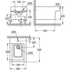 Grohe Cube Keramik Wandbidet, Mit Beschichtung -GROHE SHOP 56535993 3
