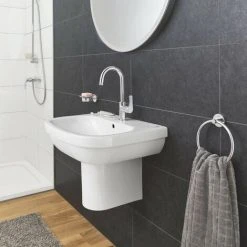 Grohe Euro Keramik Waschtisch 60 Cm Alpinweiß Mit PureGuard