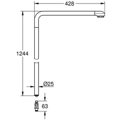 GROHE Ersatzrohr 48497, Für Duschsysteme, 15 Cm Länger Gegenüber Originalrohr Für Duschsysteme, Nur Einsetzbar Bei Euphoria SmartControl Duschsystemen 26 507 Und 26 508, Chrom 4 GROHE Ersatzrohr 48497, Für Duschsysteme, 15 Cm Länger Gegenüber Originalrohr Für Duschsysteme, Nur Einsetzbar Bei Euphoria SmartControl Duschsystemen 26 507 Und 26 508, Chrom – Bild 2