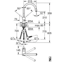 Grohe Minta Einhand-Spültischbatterie Niederdruck 1/2 " -GROHE SHOP 57164806 2