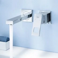 Grohe Eurocube 2-Loch-Waschtischbatterie, Bausatz 2, Chrom -GROHE SHOP 58121888 2