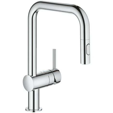 Grohe Minta Einhand-Spültischbatterie, Spülbrause, Chrom 3 Grohe Minta Einhand-Spültischbatterie, Spülbrause, Chrom