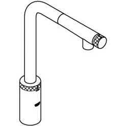 Grohe Spültisch-Batterie Minta, Smart Control L-Auslauf Auszb. Spülbrause, Chrom -GROHE SHOP 58144334 3