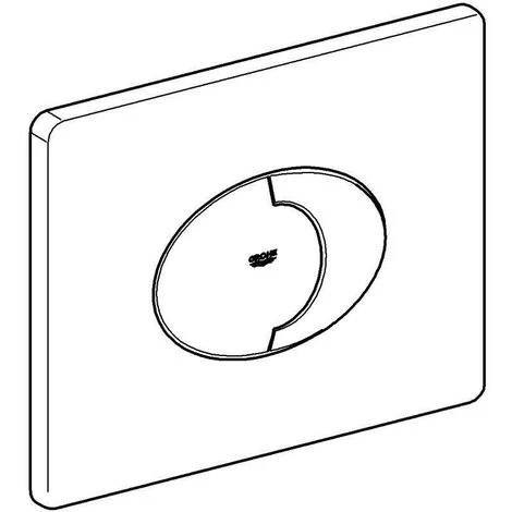 Grohe Skate Air Abdeckplatte, Alpinweiß 6 Grohe Skate Air Abdeckplatte, Alpinweiß – Bild 4