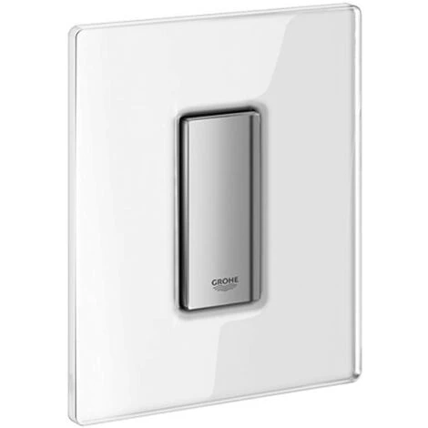 Grohe Skate Cosmopolitan Betätigungsplatte, Mit Glasoberfläche Moon White 4 Grohe Skate Cosmopolitan Betätigungsplatte, Mit Glasoberfläche Moon White – Bild 2