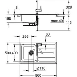 Grohe Minta Set Aus Spüle Und Küchenarmatur, Chrom -GROHE SHOP 58489066 3