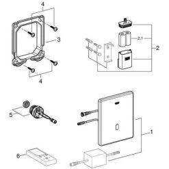 Grohe Tectron Skate Infrarot-Elektronik Für Urinal, F. Rapido U/UMB Edelstahl -GROHE SHOP 58489067 3