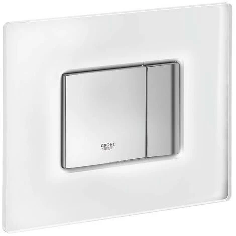 Grohe Skate Cosmopolitan Abdeckplatte, Mit Glasoberfläche, Chrom/daVinci Weß 3 Grohe Skate Cosmopolitan Abdeckplatte, Mit Glasoberfläche, Chrom/daVinci Weß