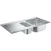 Grohe K300 Edelstahlspüle Mit Abtropffläche, 970x500mm -GROHE SHOP 58489123 1