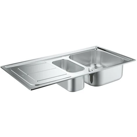 Grohe K300 Edelstahlspüle Mit Abtropffläche, 970x500mm 3 Grohe K300 Edelstahlspüle Mit Abtropffläche, 970x500mm