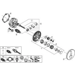 Grohe Grohtherm SmartControl Thermostat Mit 1 Absperrventil, Moon White -GROHE SHOP 58489136 3