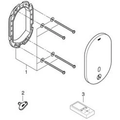 Grohe Eurosmart CE Infrarot-Elektronik Für Brausethermostat, Wandeinbau, Chrom 7 Grohe Eurosmart CE Infrarot-Elektronik Für Brausethermostat, Wandeinbau, Chrom -GROHE SHOP 58580381 2