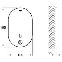 Grohe Eurosmart CE Infrarot-Elektronik Für Brausethermostat, Wandeinbau, Chrom 9 Grohe Eurosmart CE Infrarot-Elektronik Für Brausethermostat, Wandeinbau, Chrom -GROHE SHOP 58580381 4