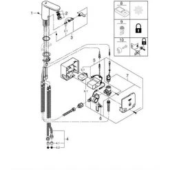 Grohe Eurosmart CE Powerbox, IR-Elektronik Für WT Mit Mischung, Chrom -GROHE SHOP 58580400 3