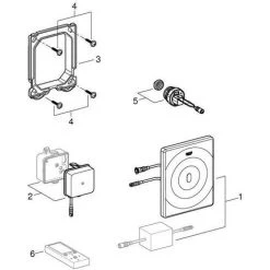 Grohe Tectron Surf Infrarot-Elektronik Für Urinal, Für Rapido U, Chrom -GROHE SHOP 58580410 3