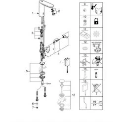 Grohe Eurosmart CE Infrarot-Elektronik Für Waschtisch L-Size Mit Mischung Und Variabel Einstellbarem -GROHE SHOP 58580417 3