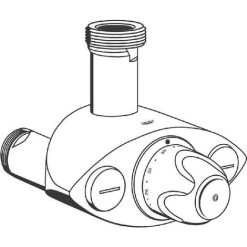 Grohe Grohtherm XL Thermostat-Batterie, Chrom -GROHE SHOP 58580446 4