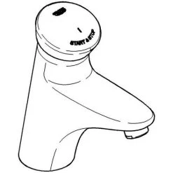 Grohe Eurodisc SE Selbstschluss-Waschtischbatterie, Ohne Mischung -GROHE SHOP 58580465 4