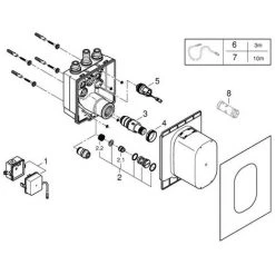 Grohe Eurosmart CE Unterputzkörper, Thermostatische Mischung -GROHE SHOP 58580467 2