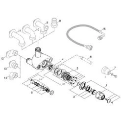 Grohe Grohtherm XL Thermostat-Batterie, Chrom -GROHE SHOP 58580474 3