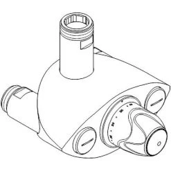 Grohe Grohtherm XL Thermostat-Batterie, Chrom -GROHE SHOP 58580474 4