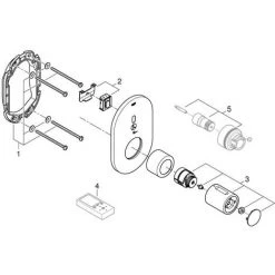 Grohe Eurosmart Cosmopolitan E Special Infrarot-Elektronik Für Brausethermostat, Chrom -GROHE SHOP 58580487 2