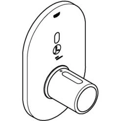 Grohe Eurosmart Cosmopolitan E Special Infrarot-Elektronik Für Brausethermostat, Chrom -GROHE SHOP 58580487 3