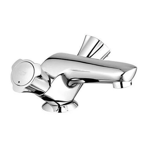 Grohe Costa Waschtisch-Einlochbatterie, Zugstangen-Ablaufgarnitur, Chrom 4 Grohe Costa Waschtisch-Einlochbatterie, Zugstangen-Ablaufgarnitur, Chrom – Bild 2