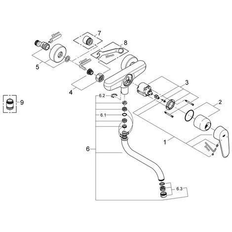 Grohe Eurodisc Cosmopolitan Einhand-Spültischbatterie, Wandmontage Rohrauslauf, Chrom 5 Grohe Eurodisc Cosmopolitan Einhand-Spültischbatterie, Wandmontage Rohrauslauf, Chrom – Bild 3