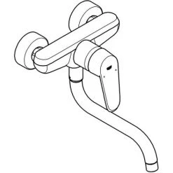 Grohe Eurodisc Cosmopolitan Einhand-Spültischbatterie, Wandmontage Rohrauslauf, Chrom 9 Grohe Eurodisc Cosmopolitan Einhand-Spültischbatterie, Wandmontage Rohrauslauf, Chrom -GROHE SHOP 58605653 4