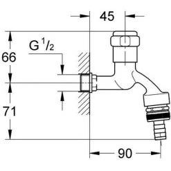 Grohe Armaturenkombination, DN15 Rohrbelüfter Bauform C, Chrom -GROHE SHOP 58605706 4