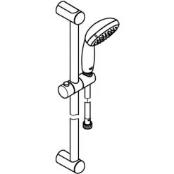 Grohe Tempesta 100 Brausestangenset 3 Strahlarten -GROHE SHOP 58605716 3