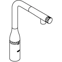 Grohe Essence SmartControl Spültischbatterie, L-Ausauf Auszb. Spülbrause, Chrom -GROHE SHOP 58605724 3