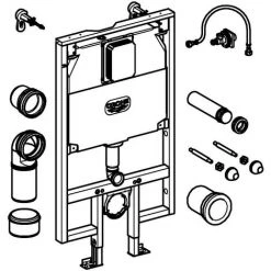 Grohe Rapid SL Element Für WC Mit Spülkasten 80 Mm, 1,13 M Bauhöhe -GROHE SHOP 58605765 4
