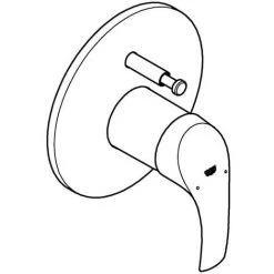 Grohe Eurosmart UP-Einhand-Wannenbatterie Verchromt -GROHE SHOP 58605770 4