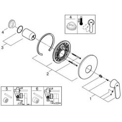 Grohe Eurosmart Cosmopolitan Einhand-Brausebatterie Verchromt 8 Grohe Eurosmart Cosmopolitan Einhand-Brausebatterie Verchromt -GROHE SHOP 58605785 3
