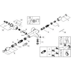 Grohe Grohtherm Special Thermostat-Wannenbatterie, Mit Verdeckten S-Anschlüssen, Chrom -GROHE SHOP 58605817 3