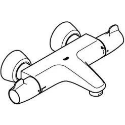 Grohe Grohtherm Special Thermostat-Wannenbatterie, Mit Verdeckten S-Anschlüssen, Chrom -GROHE SHOP 58605817 4