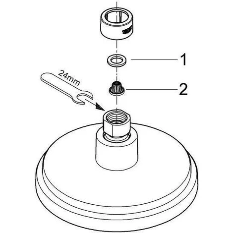 Grohe Rainshower Cosmopolitan 160 Kopfbrause 4 Strahlarten, Chrom 5 Grohe Rainshower Cosmopolitan 160 Kopfbrause 4 Strahlarten, Chrom – Bild 3