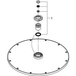 Grohe Rainshower Cosmopolitan 310 Kopfbrause, Chrom -GROHE SHOP 58605911 3