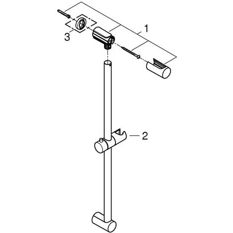 Grohe Tempesta Cosmopolitan Brausestange 600 Mm 5 Grohe Tempesta Cosmopolitan Brausestange 600 Mm – Bild 3