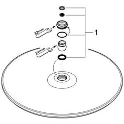 Grohe Rainshower Cosmopolitan 400 Kopfbrause, Chrom -GROHE SHOP 58605920 3