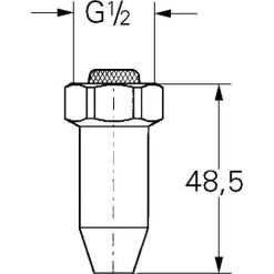 Grohe Entleerungsventil , 1/2", Chrom -GROHE SHOP 58605925 4