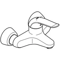 Grohe Euroeco Special Einhand-Waschtischbatterie, Wandmontage, Chrom 9 Grohe Euroeco Special Einhand-Waschtischbatterie, Wandmontage, Chrom -GROHE SHOP 58605931 4