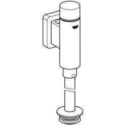 Grohe Rondo Druckspüler Für Urinal, Chrom -GROHE SHOP 58605934 3