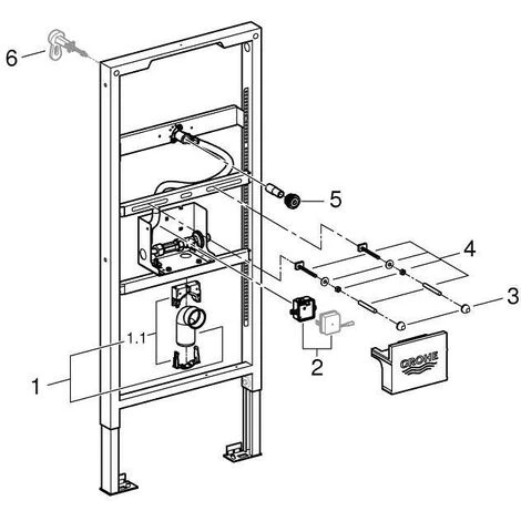 Grohe Rapid SL Element Für Urinal Mit Temperatursensor, Mit Rohbau-Set Für Temperatursensor 5 Grohe Rapid SL Element Für Urinal Mit Temperatursensor, Mit Rohbau-Set Für Temperatursensor – Bild 3