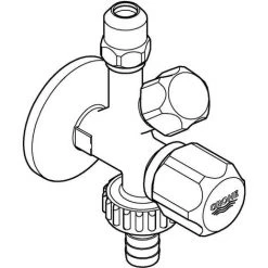 Grohe Original WAS® Kombi-Eckventil 3/8" -GROHE SHOP 58605952 4