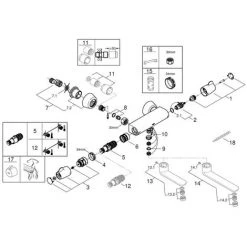 Grohe Grohtherm Special Thermostat-Waschtischbatterie, Mit Verdeckten S-Anschlüssen, Chrom -GROHE SHOP 58605973 3
