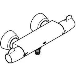 Grohe Grohtherm Special Thermostat-Waschtischbatterie, Mit Verdeckten S-Anschlüssen, Chrom -GROHE SHOP 58605973 4